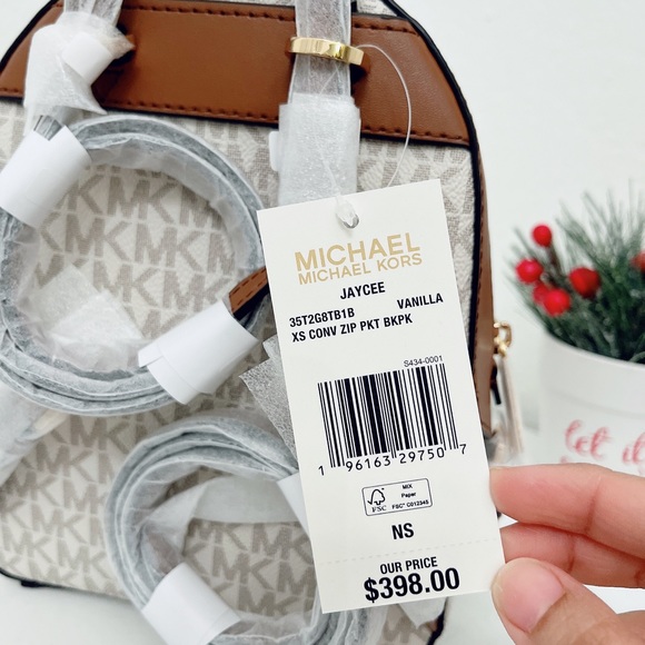 Michael Kors Jaycee XS Convertible Zip Pocket Backpack - Picture 5 of 9